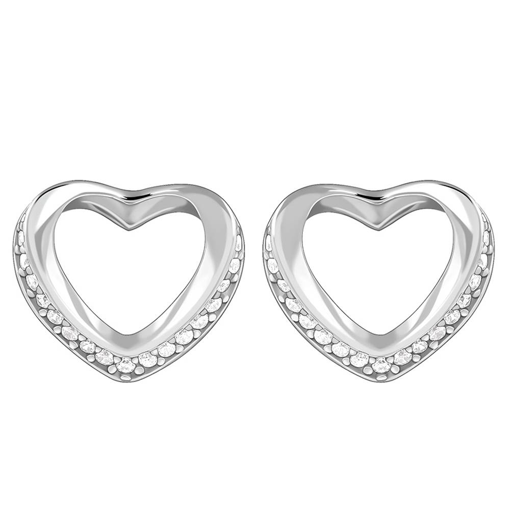 Giva 925 Silver Jolly Heart Studs : ER02925