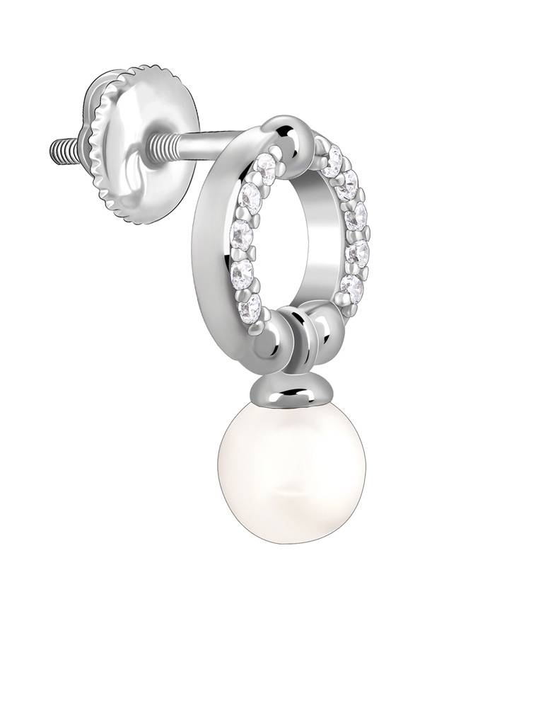 Giva 925 Silver Vibing Pearl Earrings : ER02930
