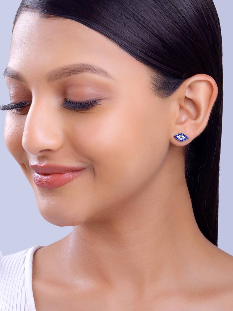 Giva 925 Silver Evil Eye Spirit Studs : ER02933