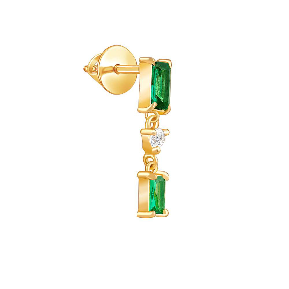 Giva 925 Silver Glimmer Green Earrings : ER02941