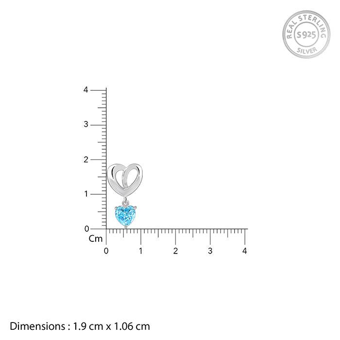 Giva 925 Silver Adore Love Earrings : ER02953