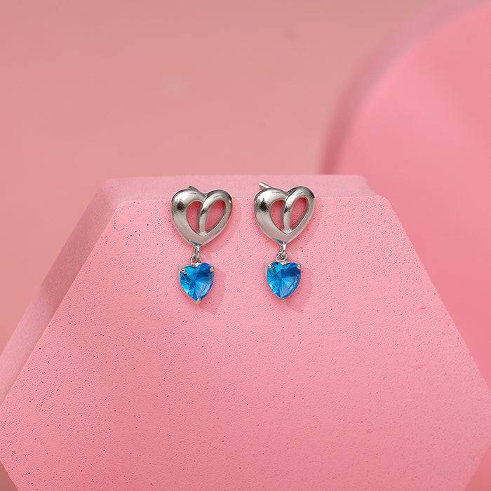 Giva 925 Silver Adore Love Earrings : ER02953