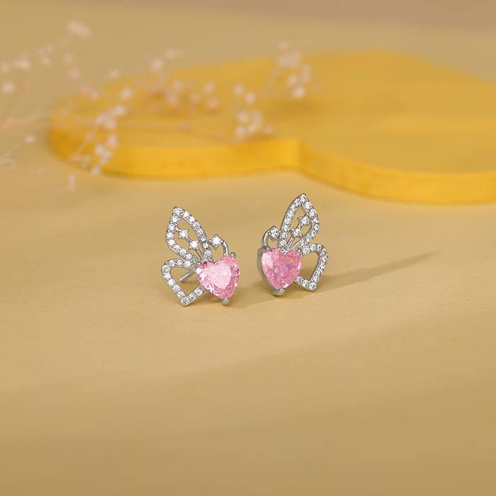 Giva 925 Silver Butterflies Desire Stud Earrings : ER02964