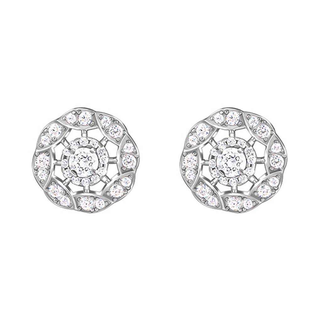 925 Silver Dahlia Bloom Earrings : ER02974