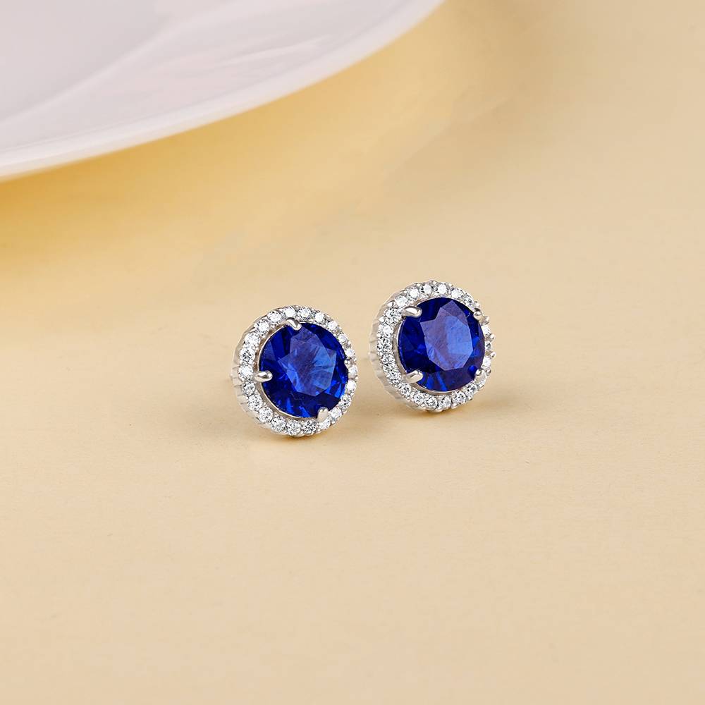 925 Silver Cobalt Dreams Earrings : ER02976