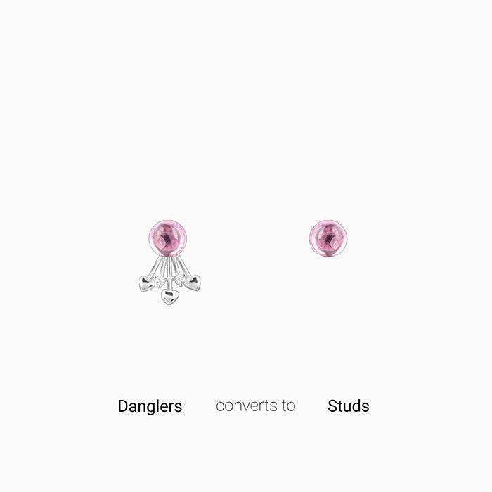 Giva 925 Silver Passion Heart Earrings : ER02982