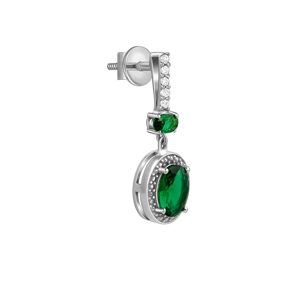 925 Silver Verdant Whisper Drop Earrings : ER03057