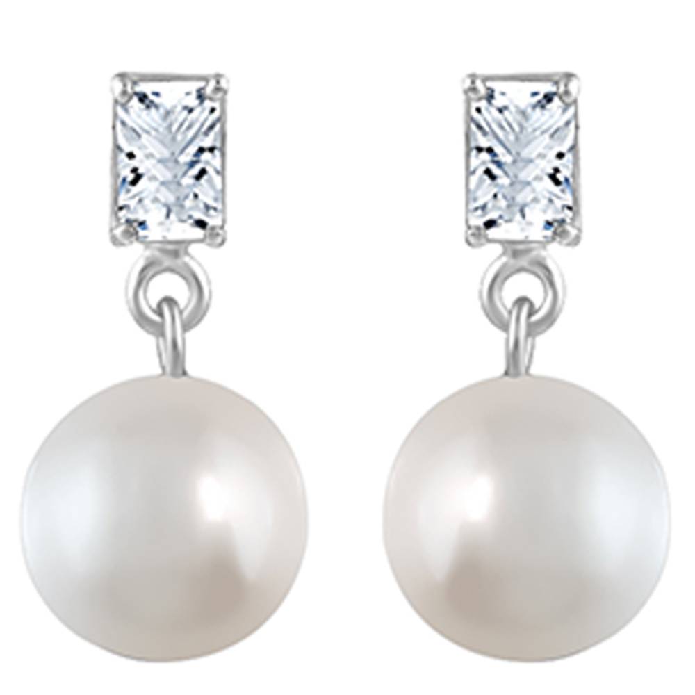 925 Silver Shining Pearl Earrings : ER03072
