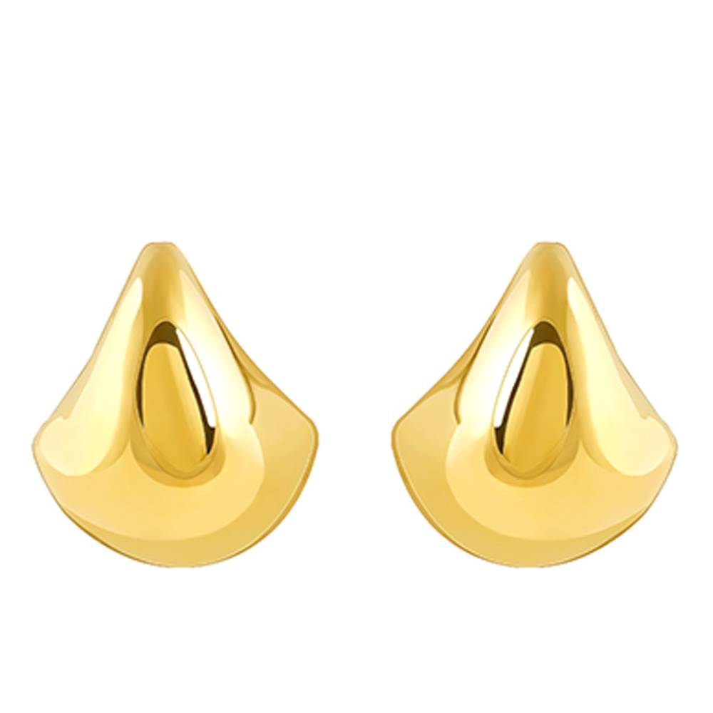 925 Silver Golden Glam Girl Earrings : ER03079