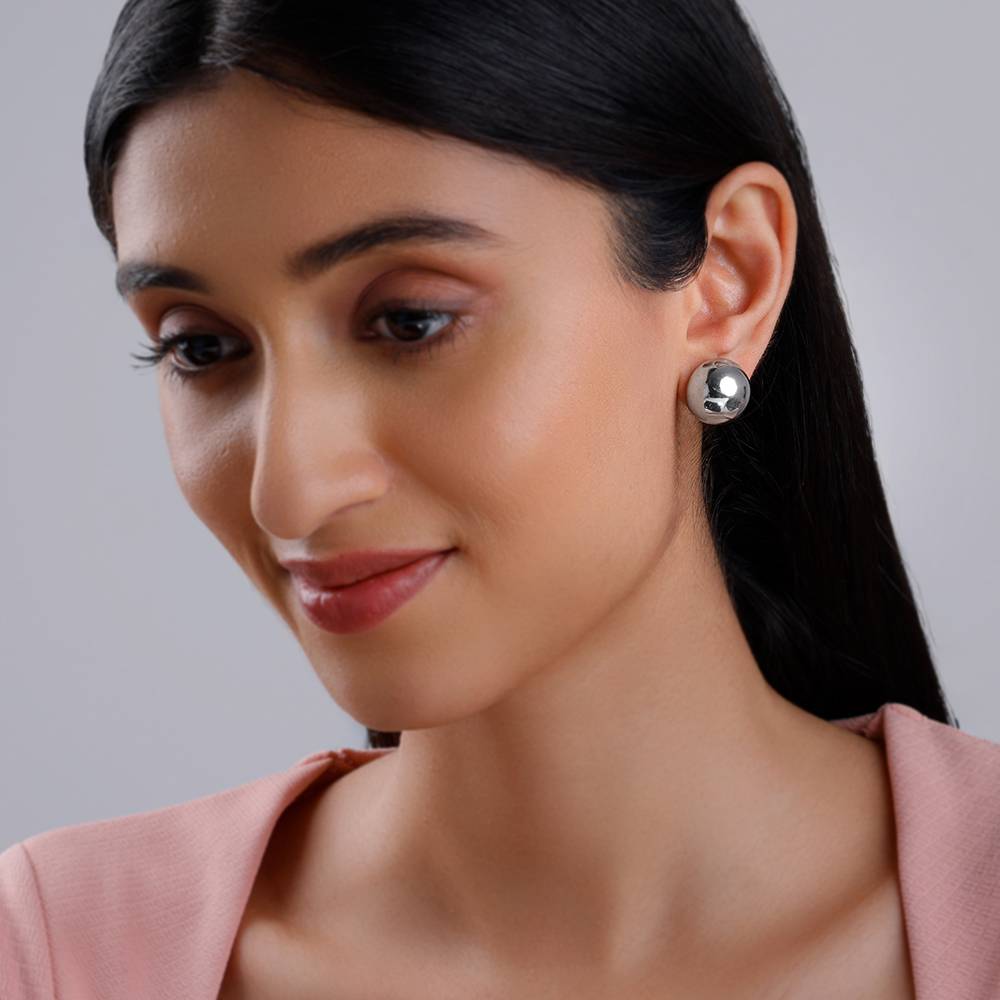 925 Silver Glow Power Earrings : ER03080
