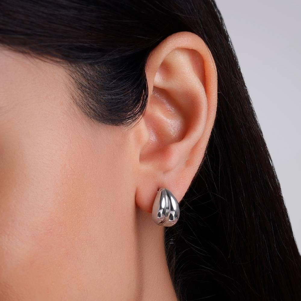 925 Silver Dual Glint Earrings : ER03082