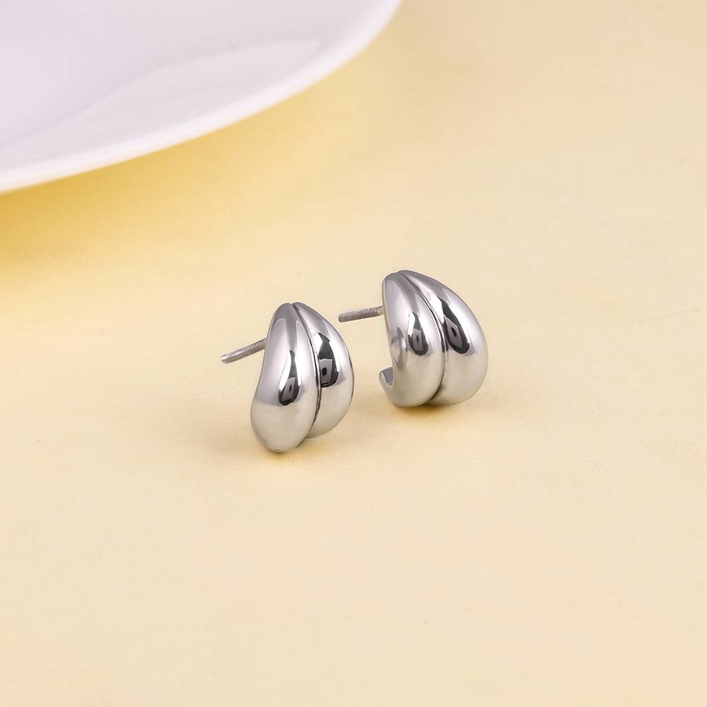 925 Silver Dual Glint Earrings : ER03082