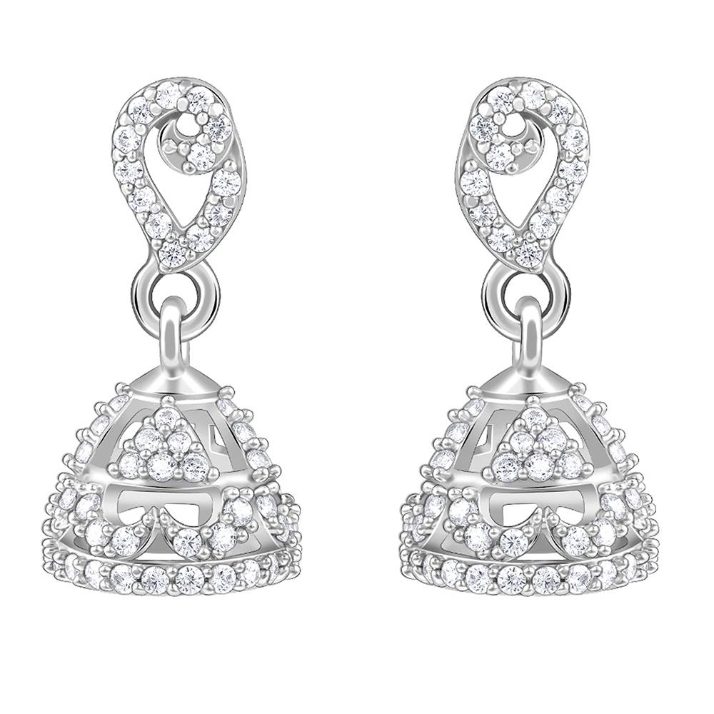925 Silver Kunti Jhumki : ER03090