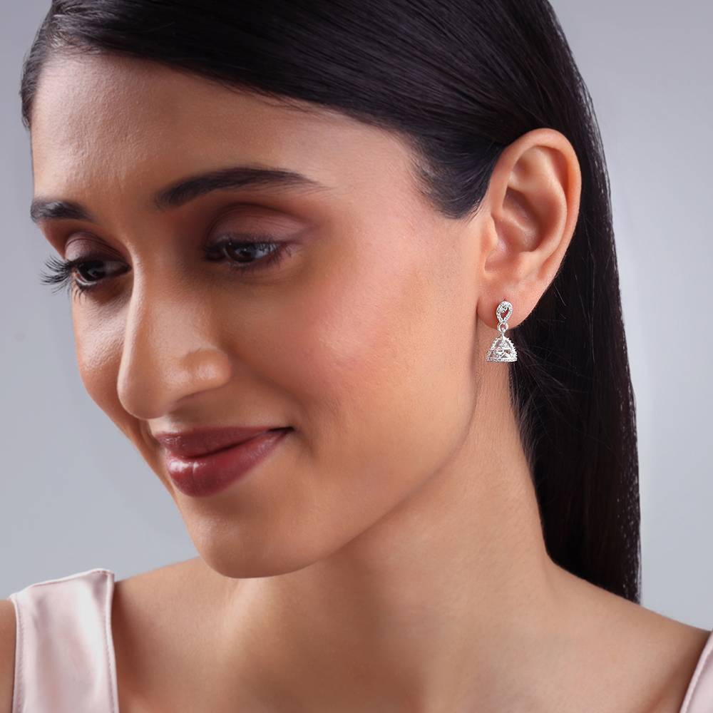 925 Silver Kunti Jhumki : ER03090