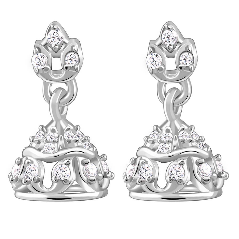 925 Silver Mithila Jhumki : ER03091