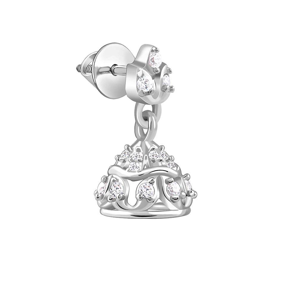 925 Silver Mithila Jhumki : ER03091