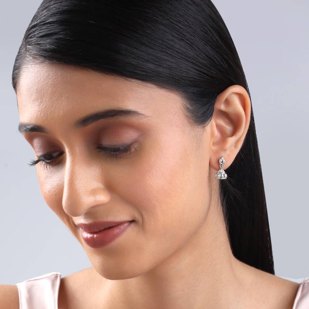 925 Silver Mithila Jhumki : ER03091