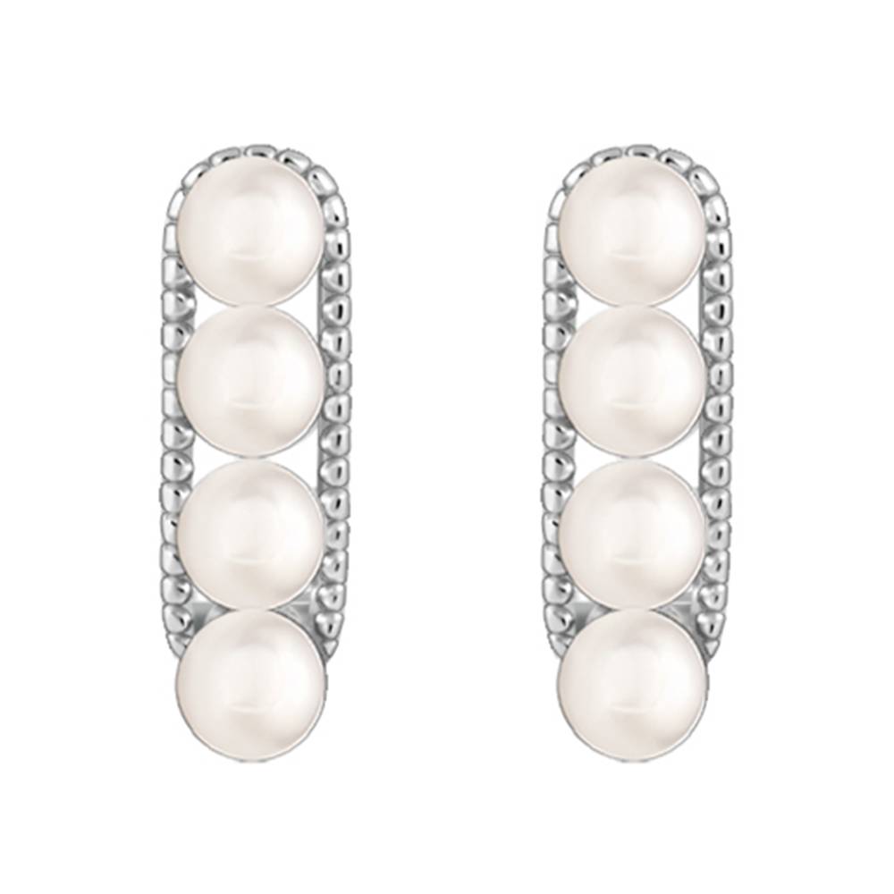 925 Silver Inspiring Pearl Studs : ER03093