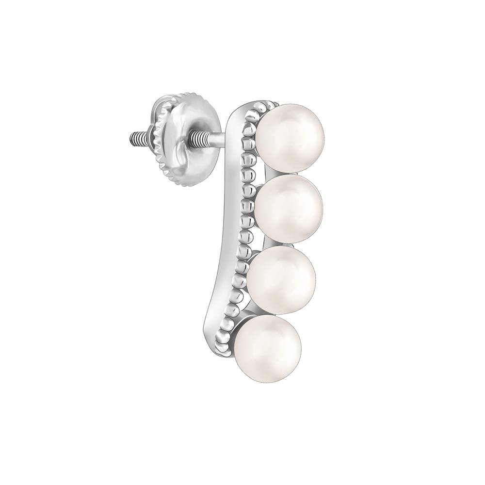 925 Silver Inspiring Pearl Studs : ER03093
