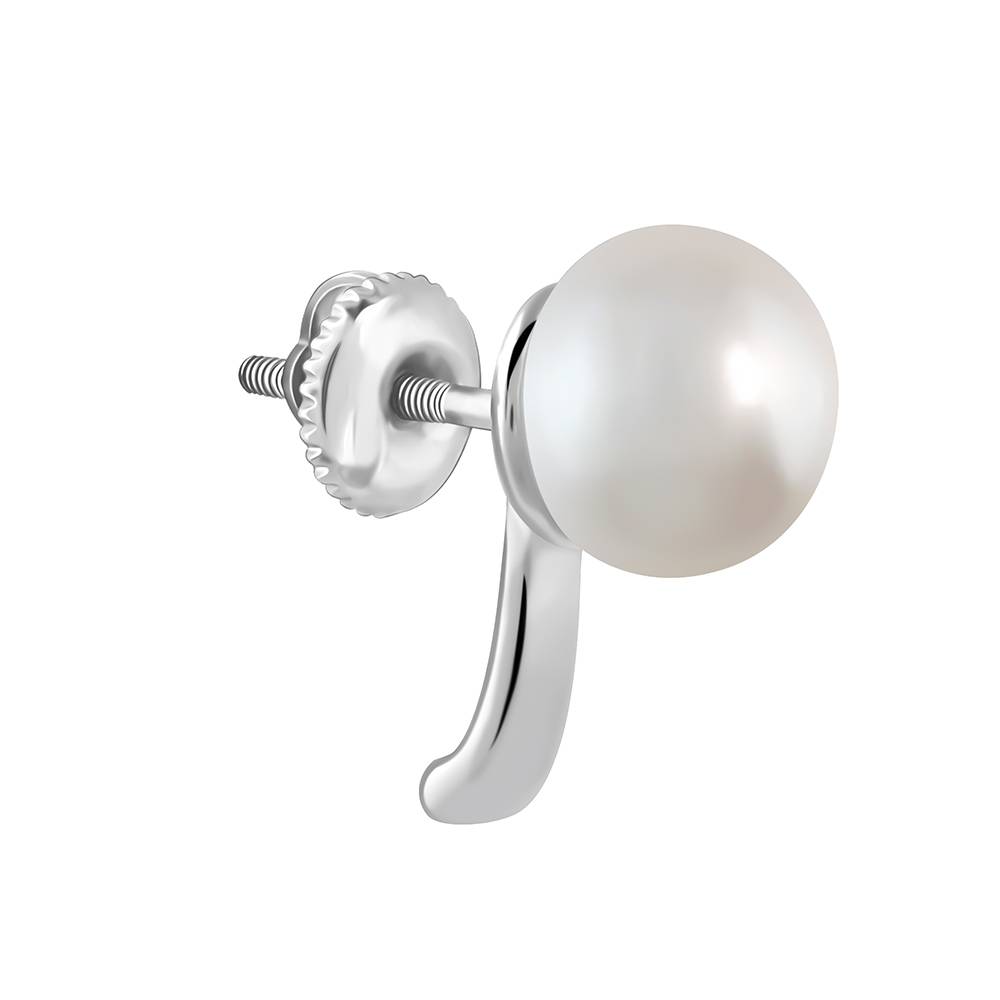 925 Silver Cute Pearl Studs : ER03096