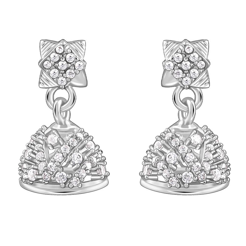 925 Silver Avanti Jhumki : ER03101