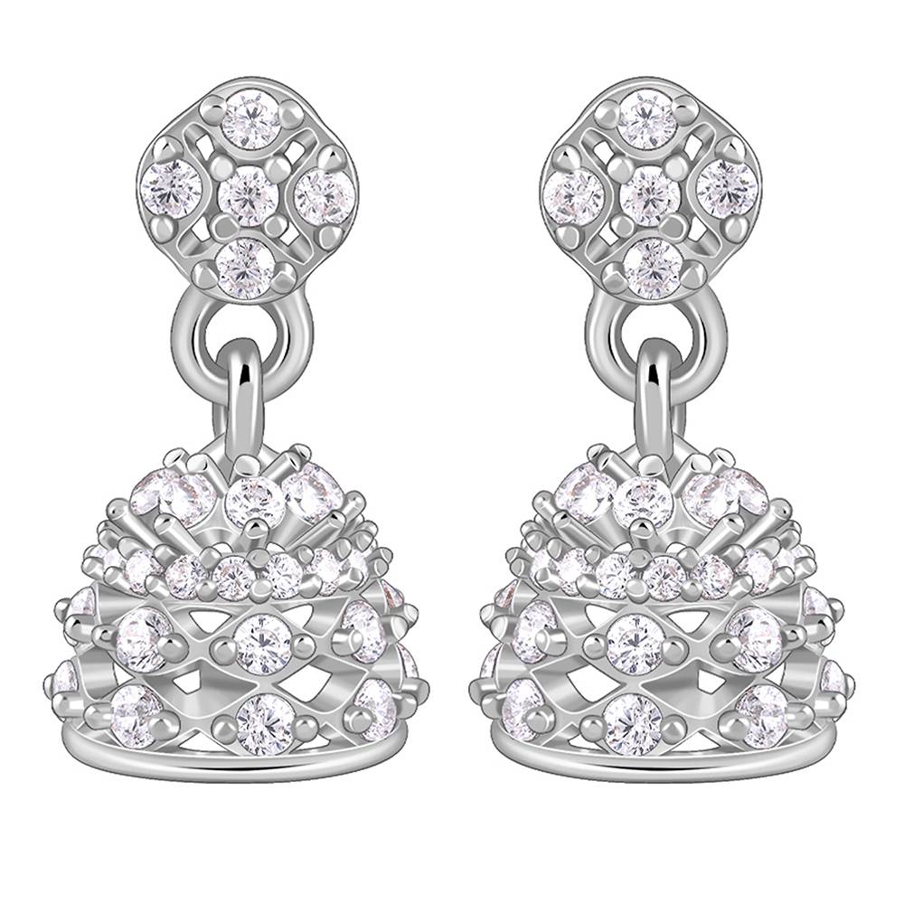 925 Silver Sravasti Jhumki : ER03102