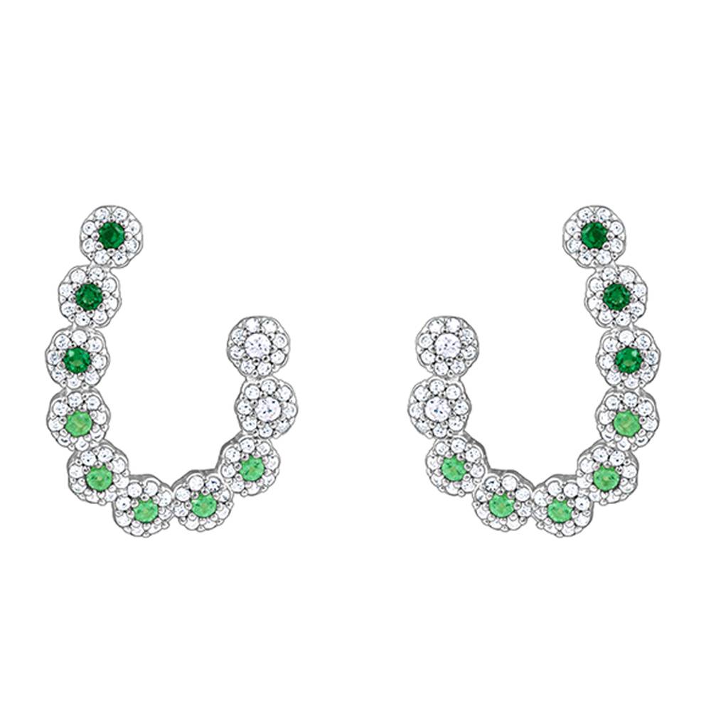 925 Silver Verde Muse Earrings : ER03103