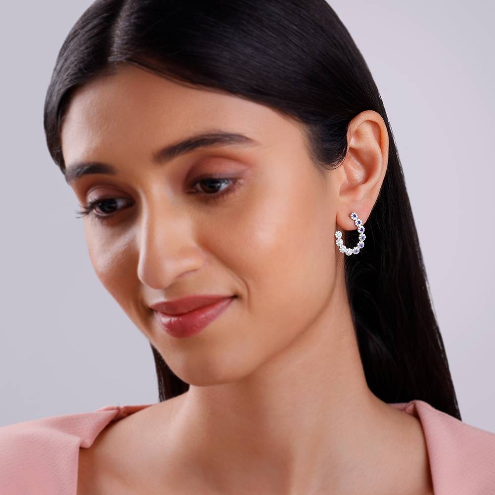 925 Silver Azul Muse Earrings : ER03104