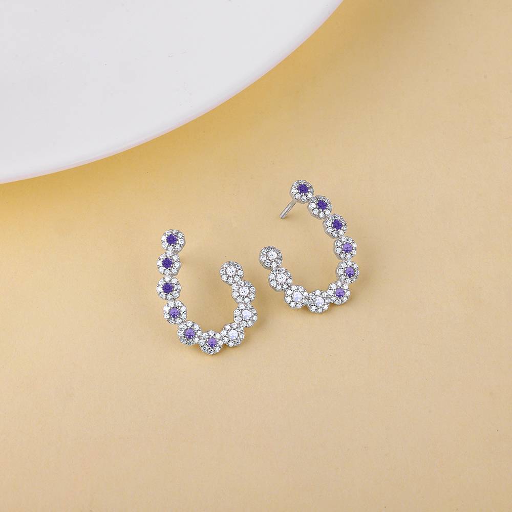 925 Silver Azul Muse Earrings : ER03104