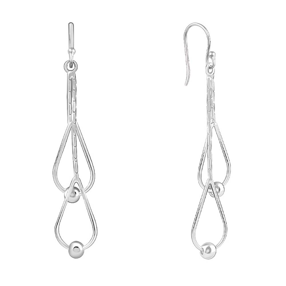 Giva 925 Silver Classy Drip Dangler Earrings : ER03112
