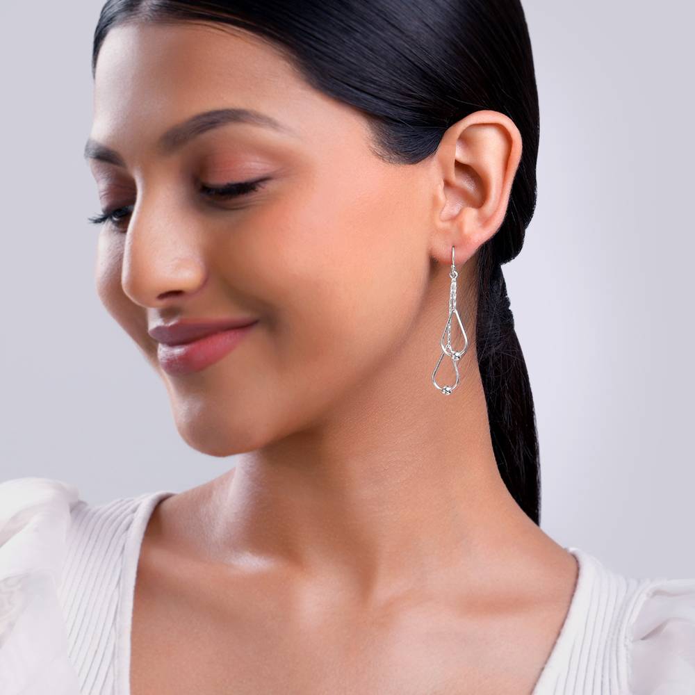 Giva 925 Silver Classy Drip Dangler Earrings : ER03112