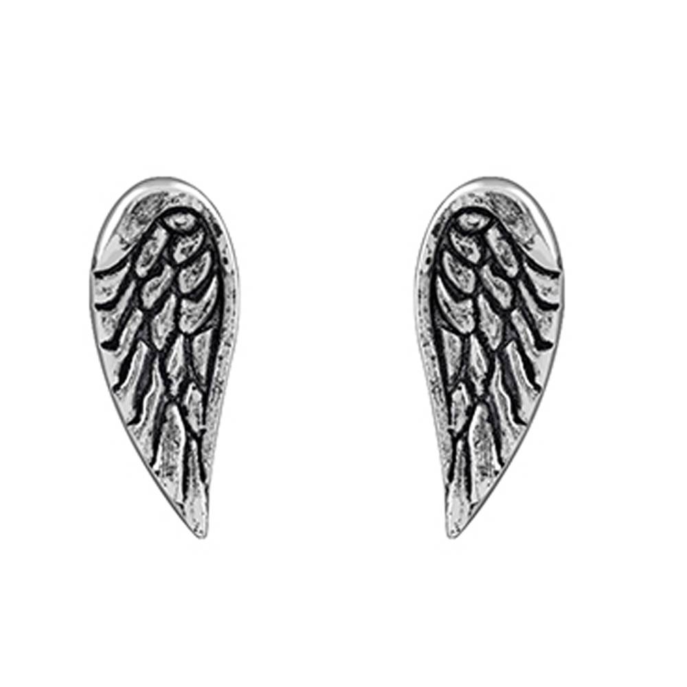 Giva 925 Oxidised Silver Feather Earrings : ER03114
