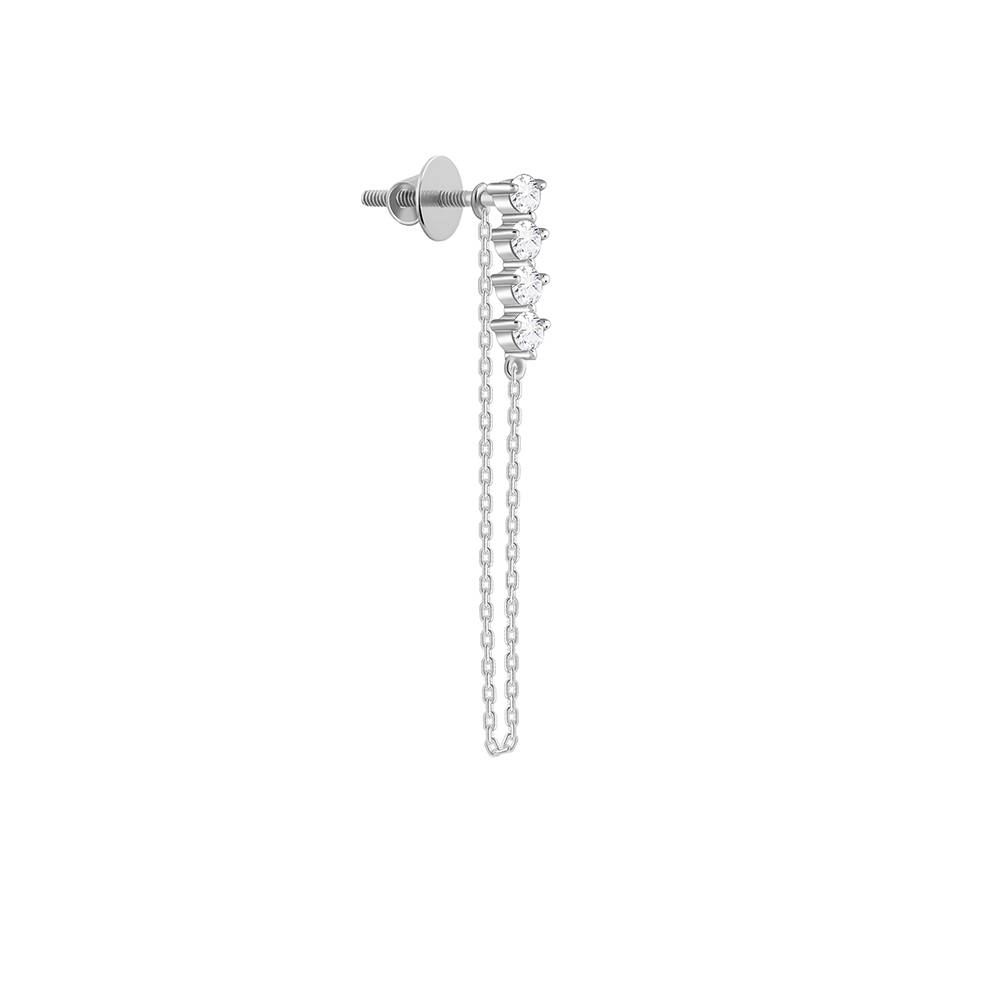 925 Silver Evangeline Dangler Earrings : ER03124