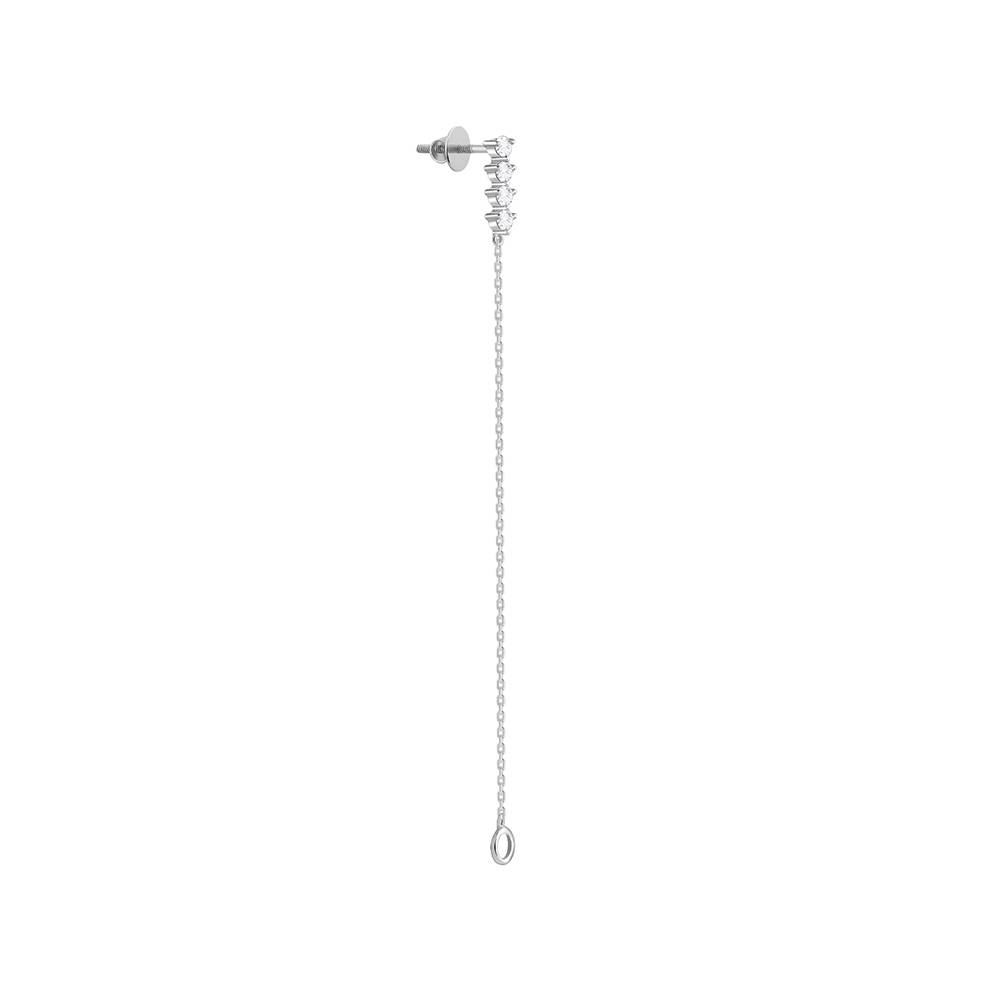 925 Silver Evangeline Dangler Earrings : ER03124