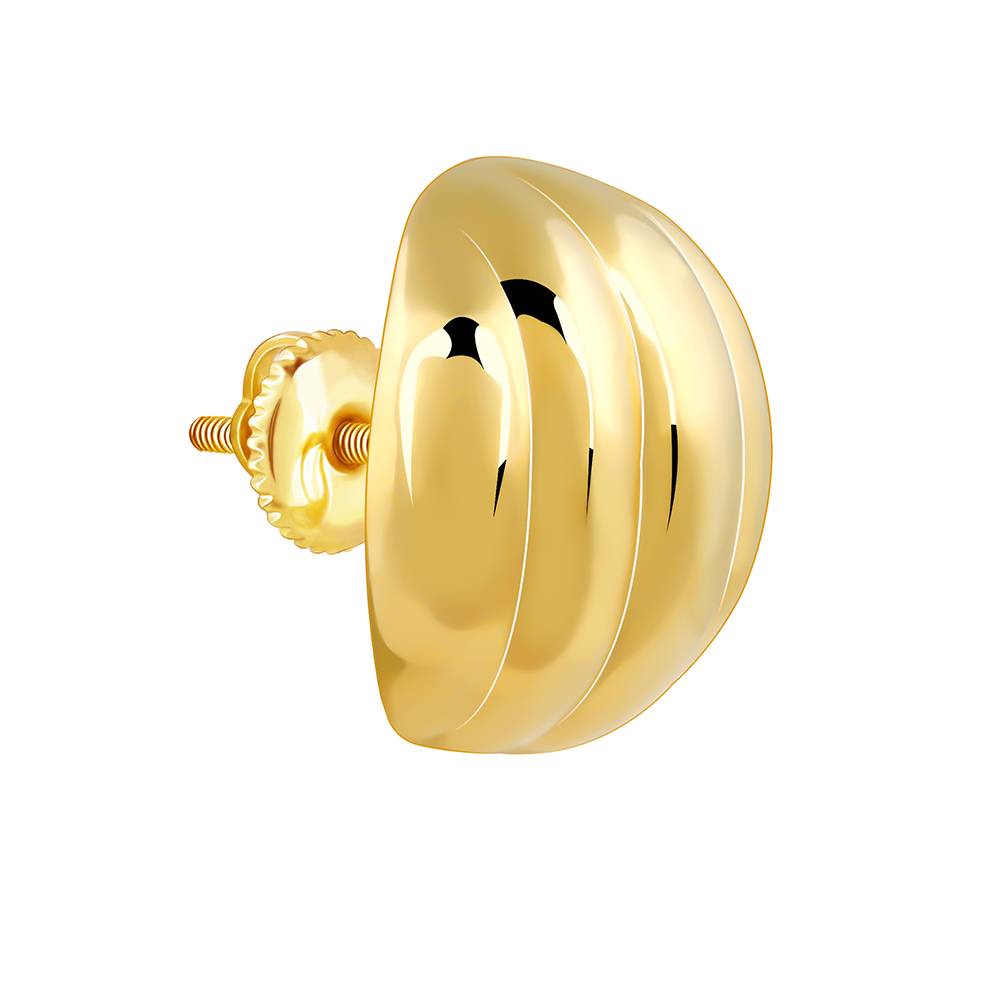 925 Silver Golden Royal Reign Earrings : ER03137