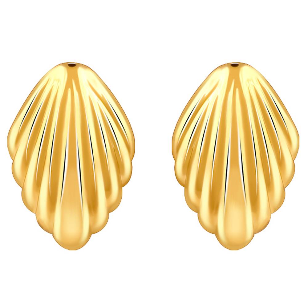 925 Silver Golden Shellã© Earrings : ER03140