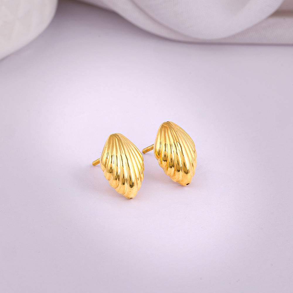 925 Silver Golden Shellã© Earrings : ER03140