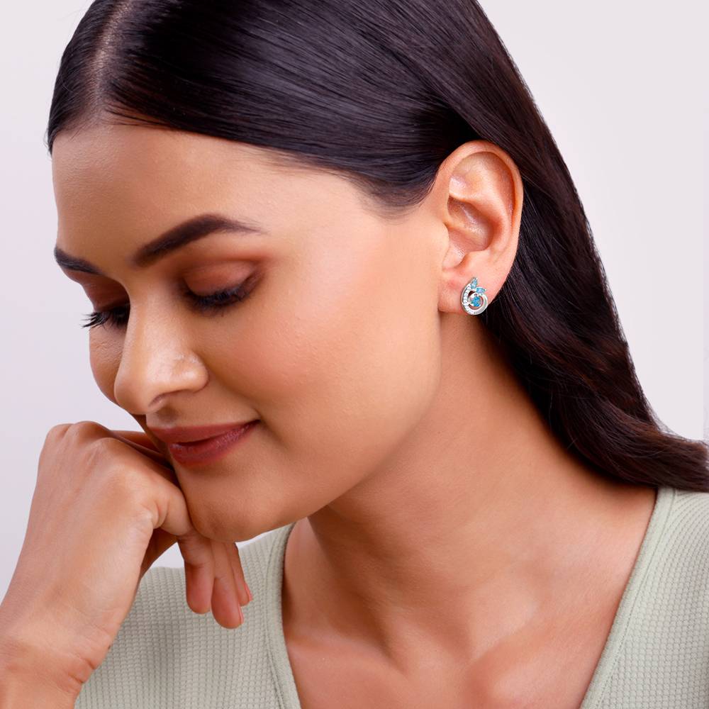 925 Silver Lysandra Earrings : ER03148