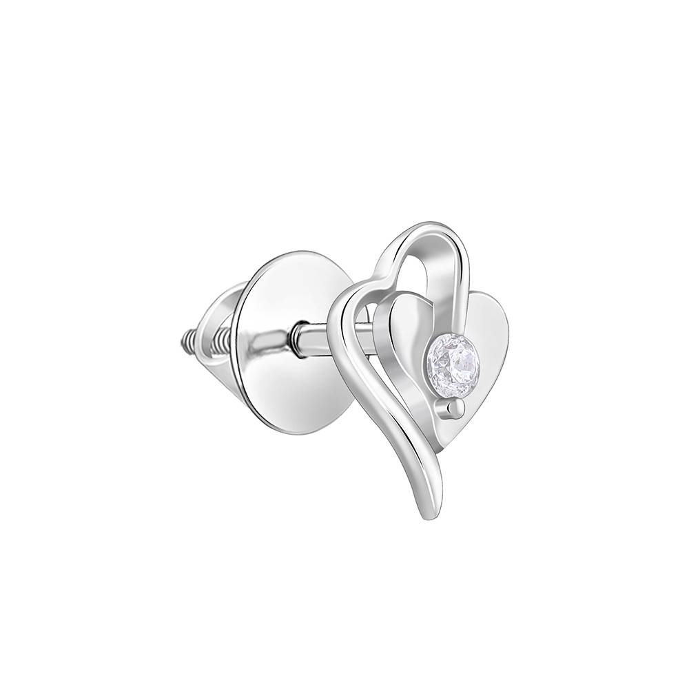 Giva 925 Silver Heart Studs : ER03155