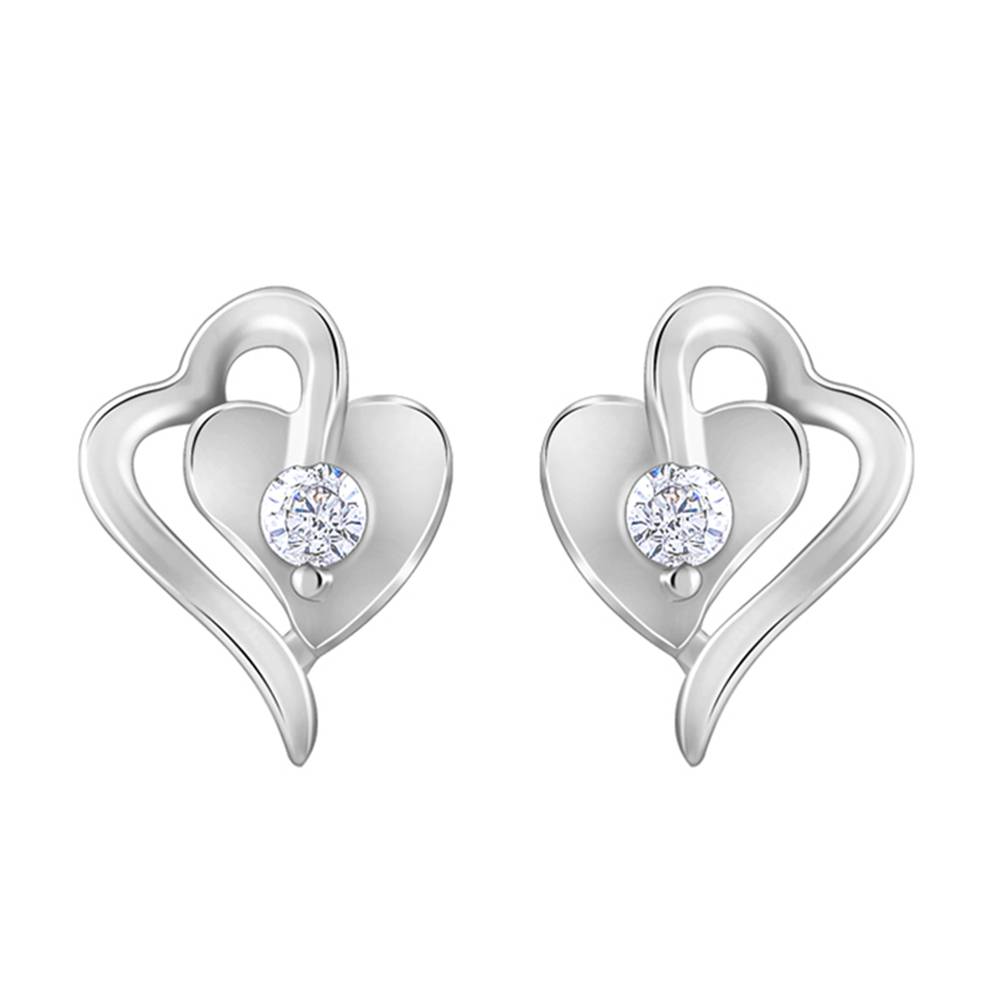 Giva 925 Silver Heart Studs : ER03155