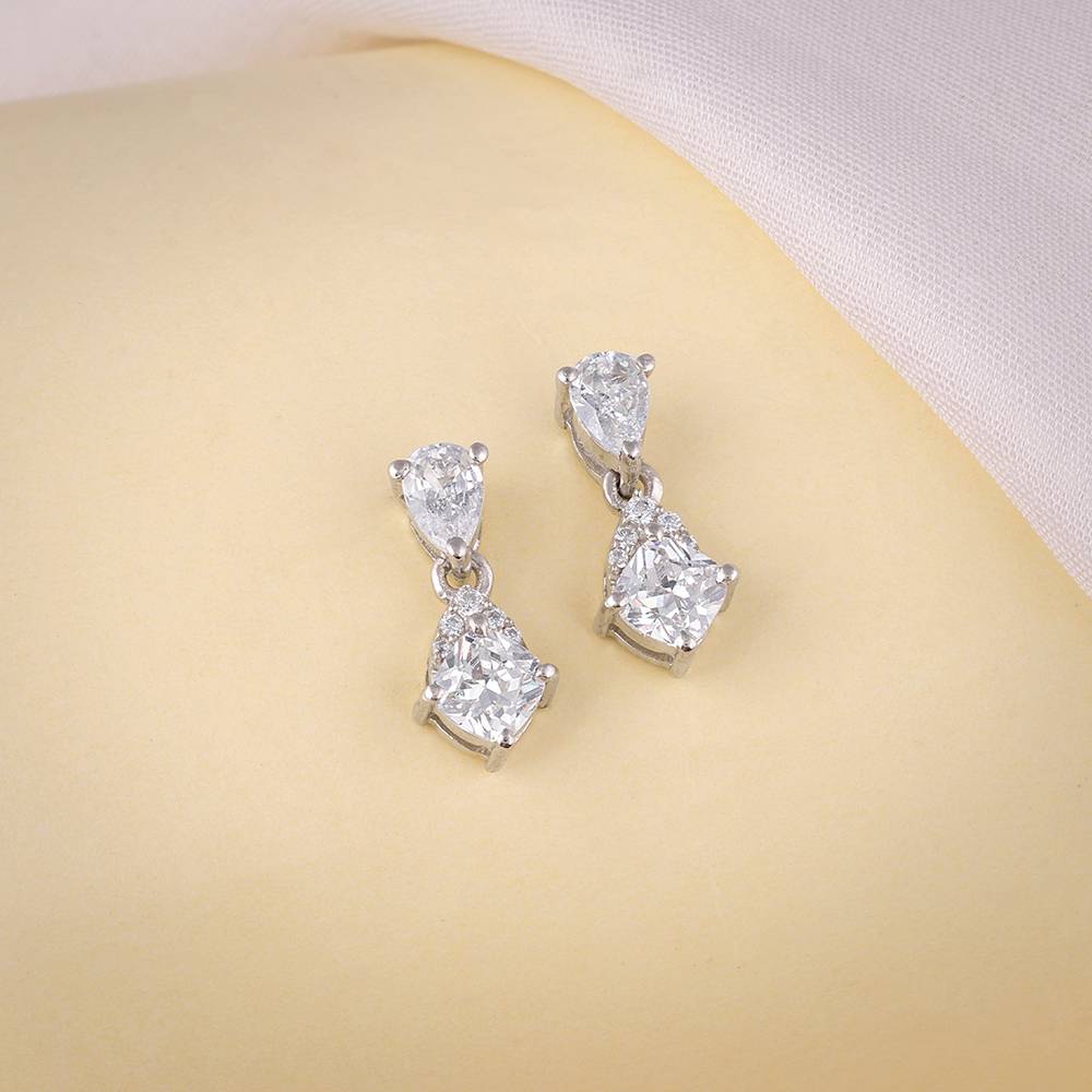 925 Silver Moonlit Charm Dangler Earrings : ER03159