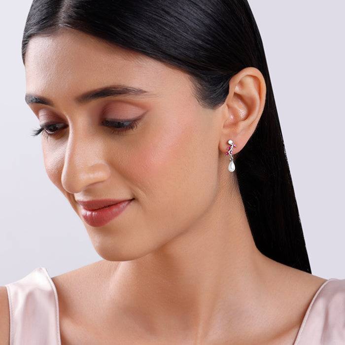 Giva 925 Silver Leia Pearl Earrings : ER03163