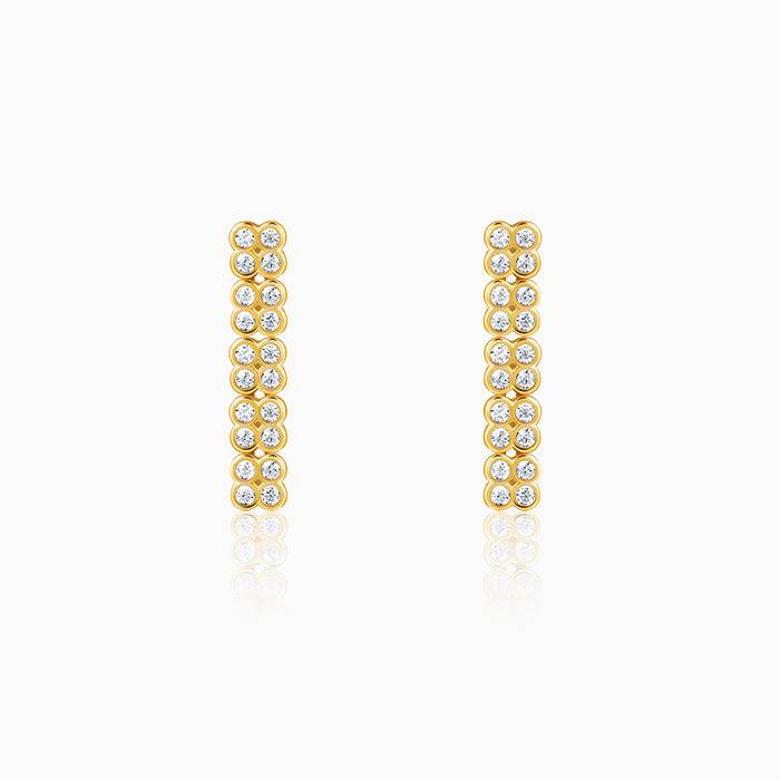 Giva 925 Silver Golden Emma Earrings : ER03167