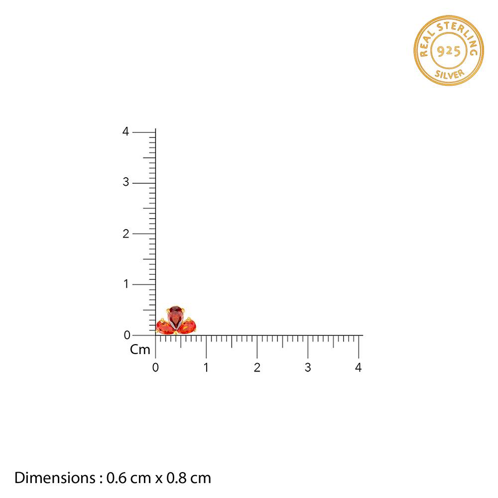 Golden Aurora Studs| Drops To Gift Women & Girls : ER03199