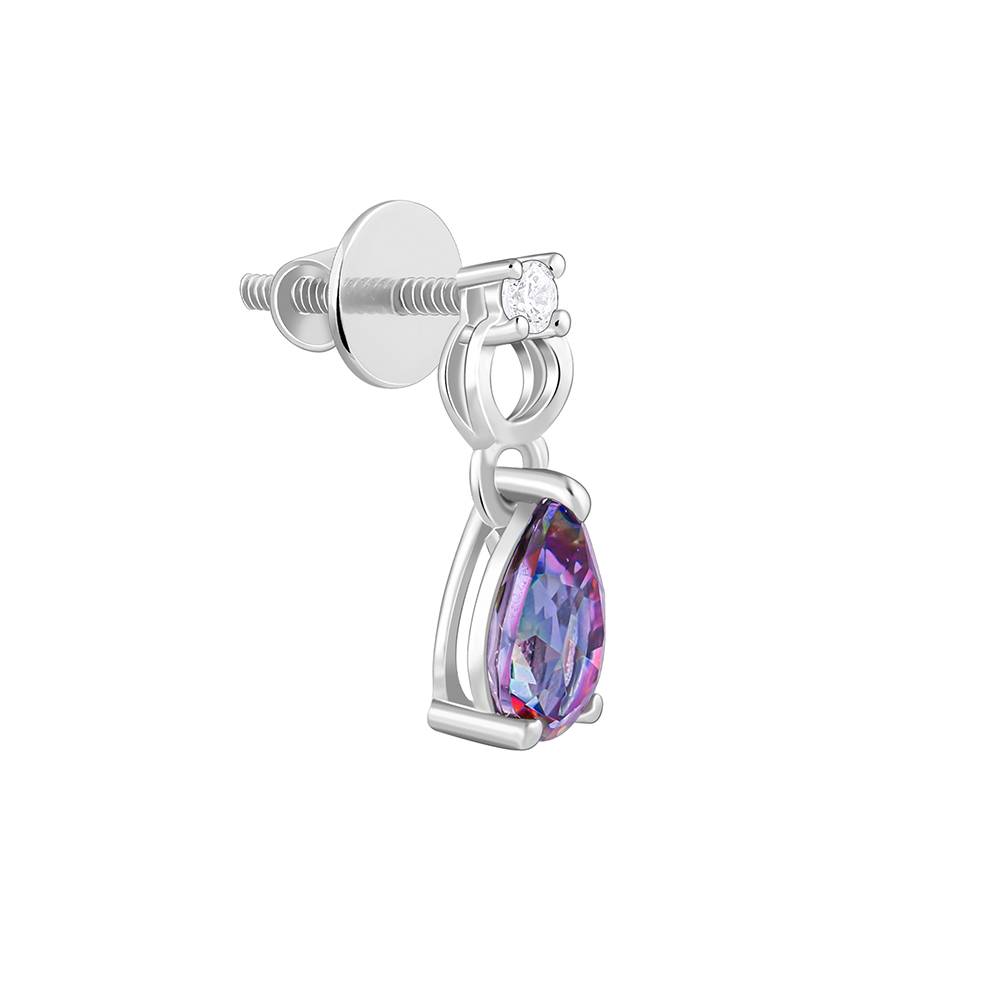 925 Silver Mystic Topaz Earrings| Drops To Gift Women & Girls : ER03231
