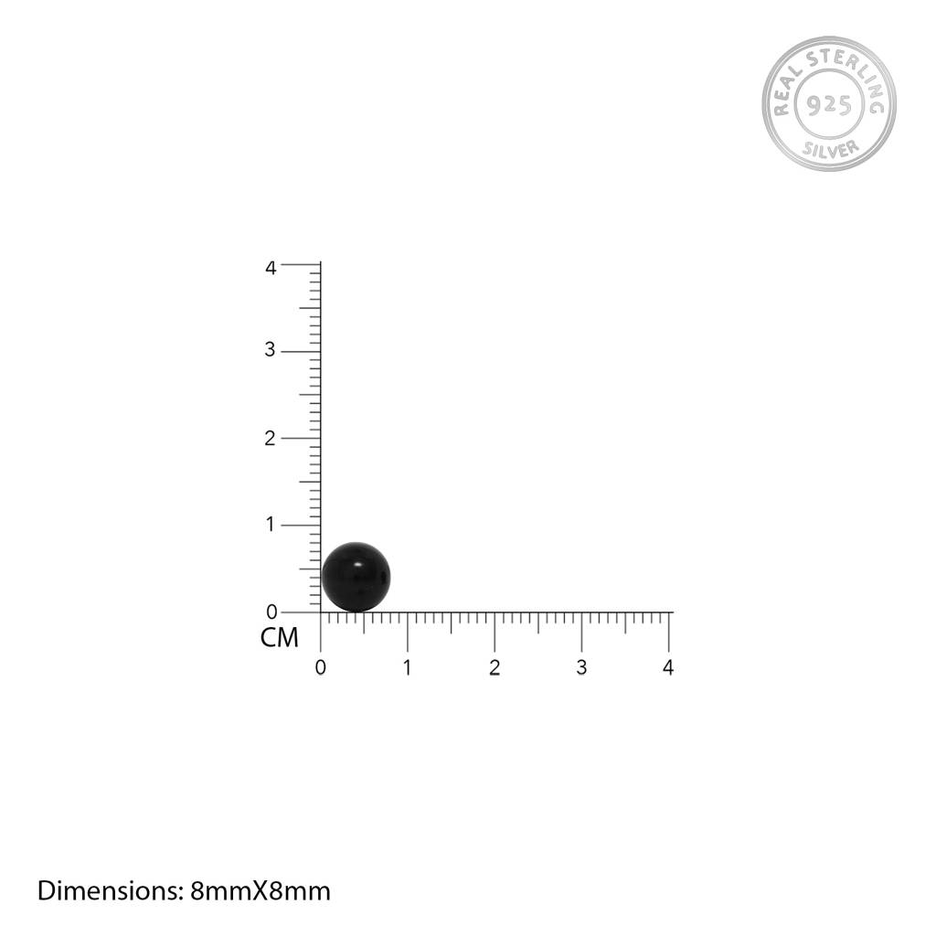 Black Pearl Earrings : ER035