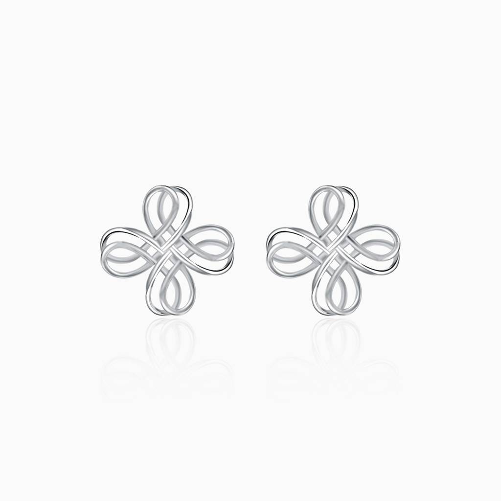 Silver Celtic Earrings : ER047