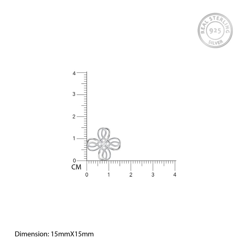 Silver Celtic Earrings : ER047