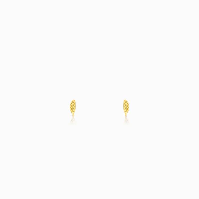Golden Alluring Stud Earrings : ER0599