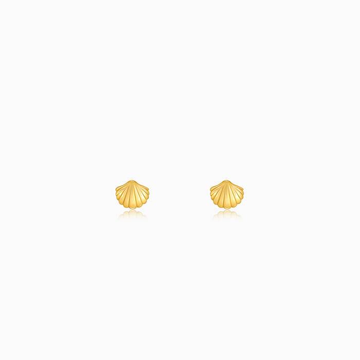 Golden Shell-Shocked Earrings : ER0601